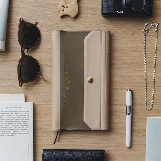 Aileron Tri-Fold Notebook Cover for Hobonichi Weeks B6