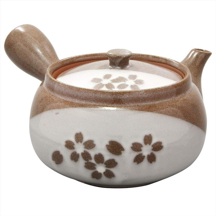Mino-yaki Teapot with Cherry Blossom Motif – Kohniki Sakura 400ml
