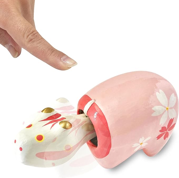 Sakurabeko - Handmade Pink Akabeko Lucky Charm | 14cm | Made in Japan