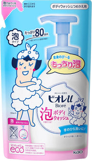 [Refill] Biore U Foaming Body Wash 480ml [With alcohol]