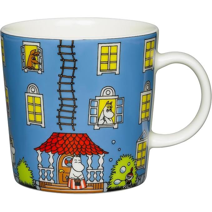 Moomin House Mug – Porcelain, 300 ml, Heat Resistant, Microwave & Dishwasher Safe