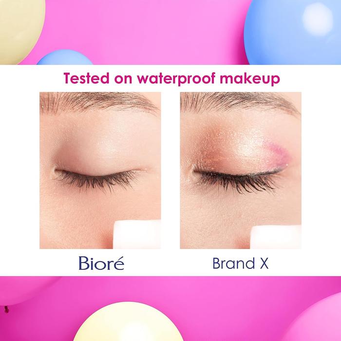 Bioré Moisturizing Cleansing Wipes Travel Size – Japanese Makeup Remover Sheets 10 Sheets [Alcohol-free]
