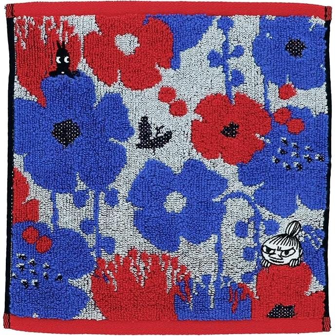 Marushin MOOMIN Mini Hand Towel Cotton 100% 25×25cm – Pocket Size (Part 1)