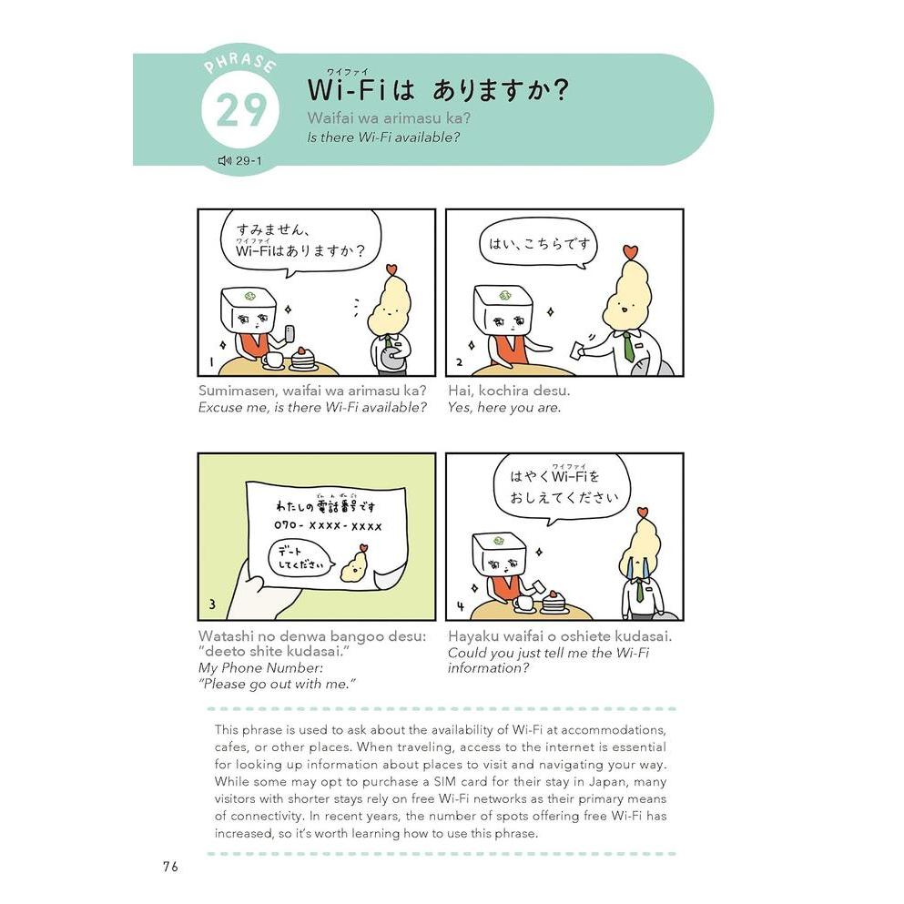 Handy Japanese Conversations: Master Phrases through MANGA – Beginner Japanese Conversation Book
