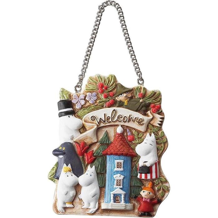 Moomin Welcome Board – Moomin & Friends Resin Hanging Sign
