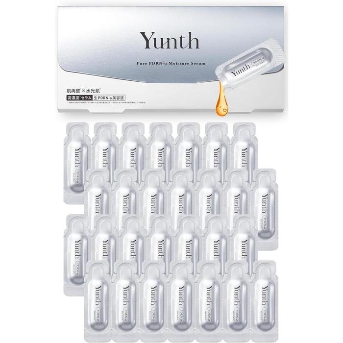 Yunth Pure PDRN Serum 1g × 28 Sachets – 20,000 ppm PDRN & Astaxanthin [Alcohol-Free]