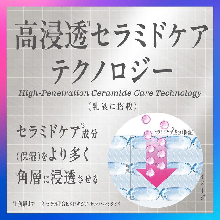 SOFINA BASIC+ Moisture Turbo Emulsion 120mL – Ceramide Care [Alcohol-free]