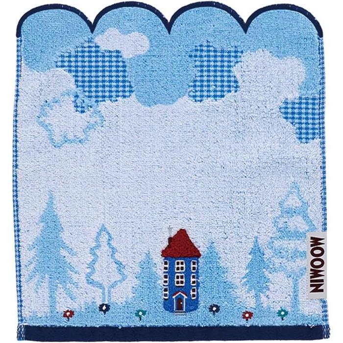 Marushin MOOMIN Mini Hand Towel Cotton 100% 25×25cm – Pocket Size (Part 4)