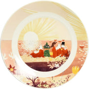 Yamaka Shoten MOOMIN "Luonto" Plate 19.5cm Sunset Design