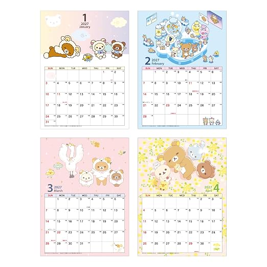 Rilakkuma 2027 Wandkalender