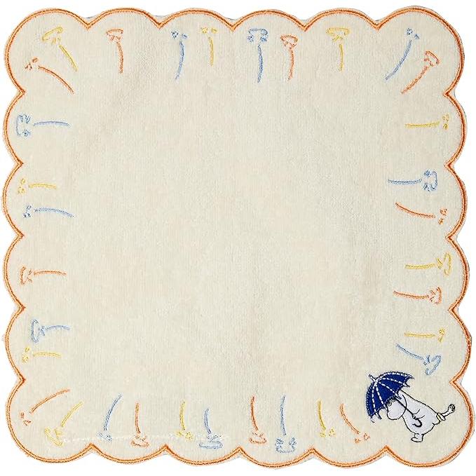 Marushin MOOMIN Mini Hand Towel Cotton 100% 25×25cm – Pocket Size (Part 5)