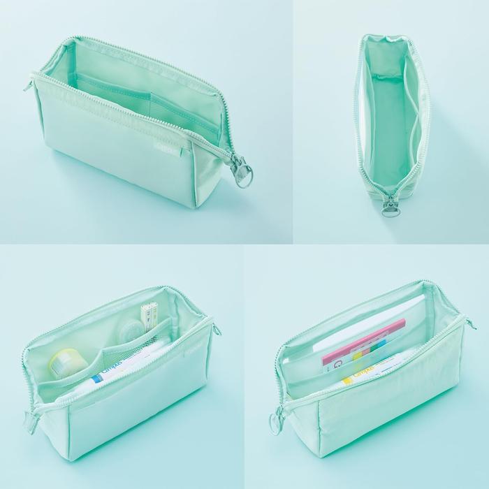 KOKUYO Large Capacity Pen Case – Kabako Half Pocket & Campus Clear-view, 8 Variants