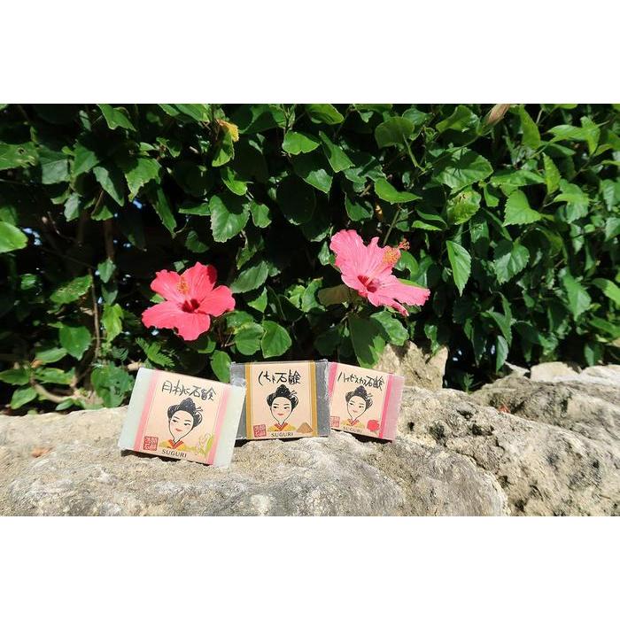SUGURI Okinawa Soap Series – Natural Facial Soap with Okinawan Clay (Kucha), 100g (No Alcohol)