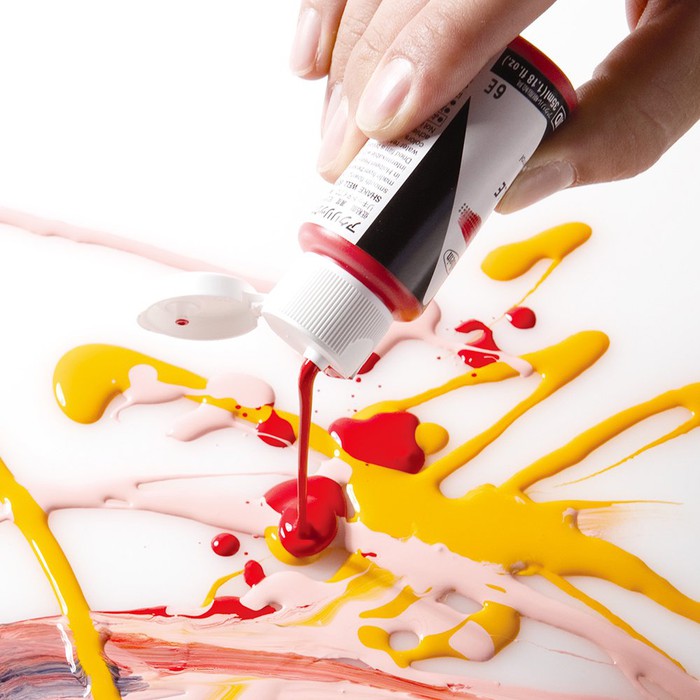 Acrylic Color [Fluid] 35ml AF192 5 Color Primary Set