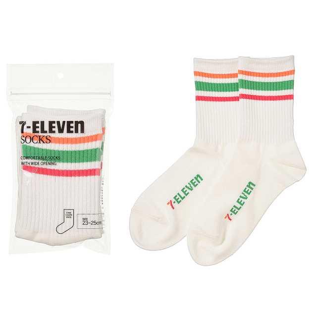 7-Eleven Japan Socks – 23–25 cm / 25–27 cm