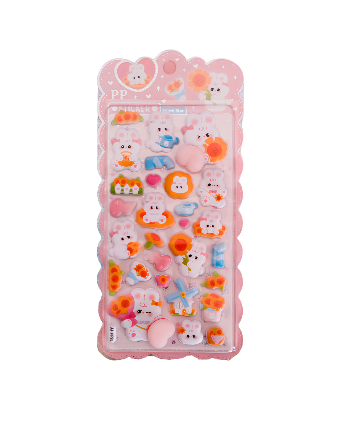 3D Puffy Animal Stickers – 1 Sheet (8 Designs Available)