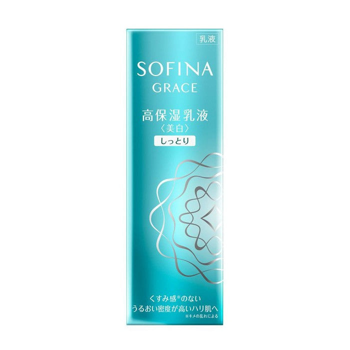 Sofina Grace Highly Moisturizing Milk Lotion (Whitening) – *Quasi-Drug* Moisture and Brightening for Skin 50+ 60ml [With alcohol]