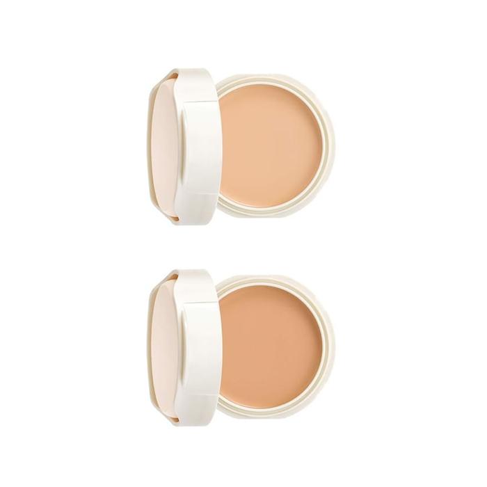 ANESSA All-in-One Beauty Pact Foundation Refill 10g – Citrus Soap Scent | SPF50+ PA++++ | UV Block + Makeup Base + Foundation in One | Shade 1 Light Ochre / Shade 2 Natural Ochre［Alcohol-free]