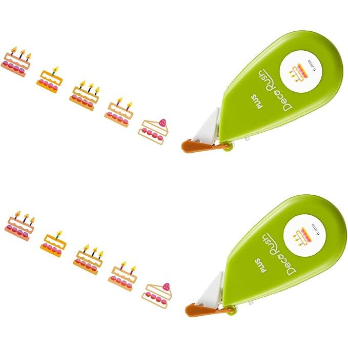 PLUS Decorush Decoratietape – 6 mm × 4 m, Set van 2, 12 Ontwerpen