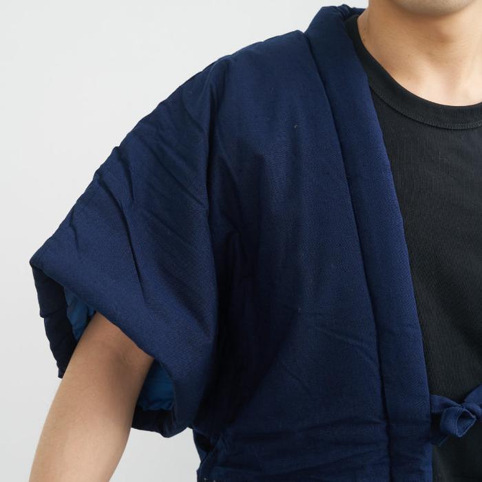 Kurume Handmade Patchwork Hanten – Short-Sleeved Japanese Jacket