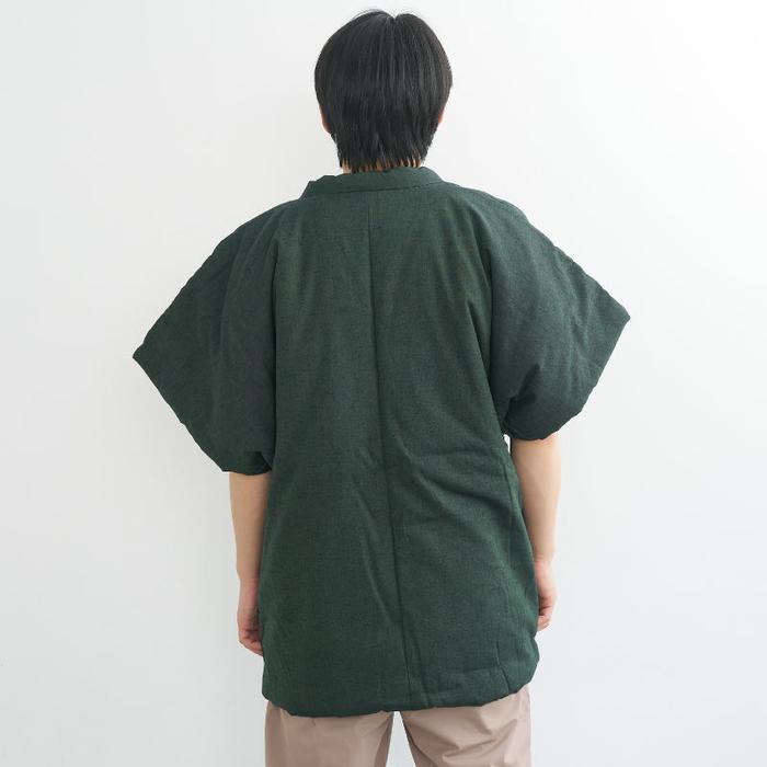 Kurume Handmade Patchwork Hanten – Short-Sleeved Japanese Jacket