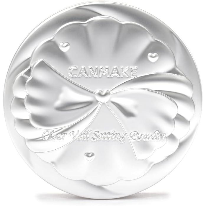 CANMAKE Clear Veil Setting Powder 01 Mystic Clear – Lightweight Shine Control, 6.2g