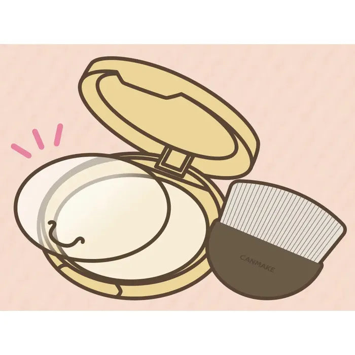 CANMAKE Marshmallow Finish Powder Brush – Compact Face Powder Brush