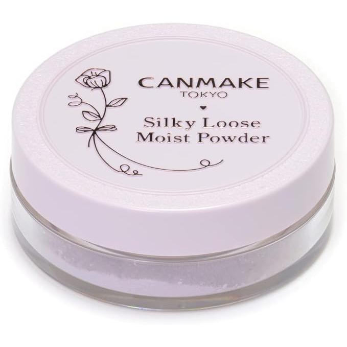 CANMAKE Silky Loose Moist Powder SPF23 PA++ – Hydrating Setting Powder, 6g