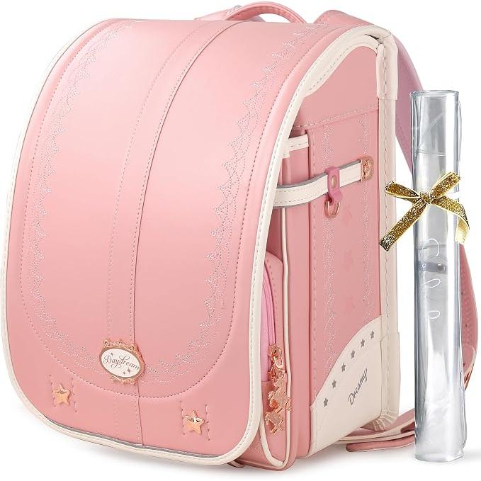 Coulomb Unicorn Japanese Randoseru School Backpack for Girls – Pearl Finish, A4 Compatible