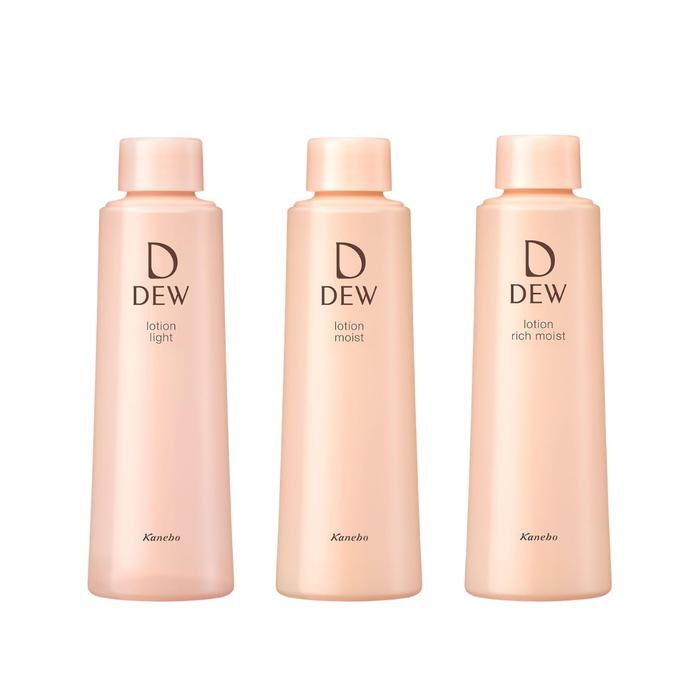 [Refill] DEW Lotion 150ml – Light / Moist / Rich Moist [With Alcohol]