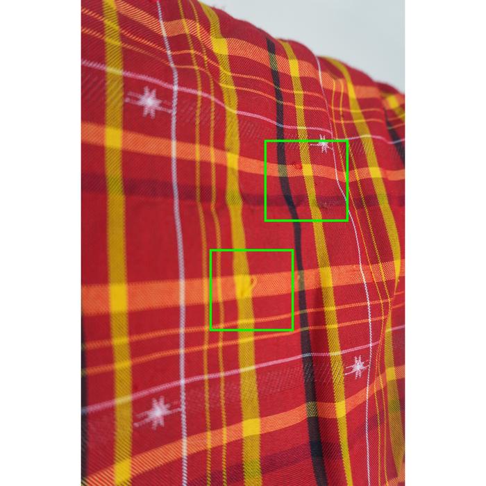 VINTAGE Red and Yellow Plaid Hanten Jacket with Black Collar – Traditional Japanese Padded Coat