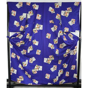Vintage Kimono Kosode – Blue, 161-171cm