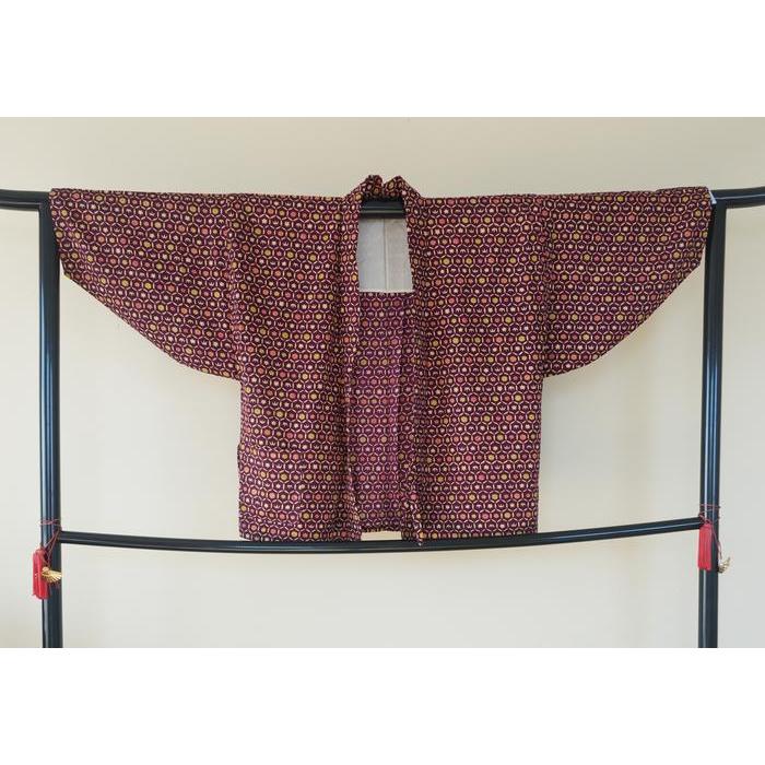 Vintage Cotton Haori – Purple, Universal Size