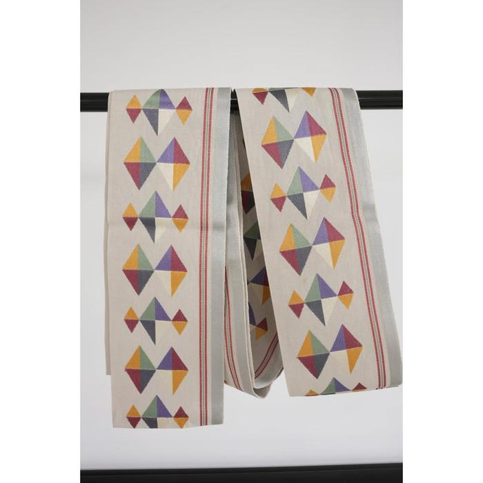 VINTAGE Hanhaba Obi kimono belt-graphic figures