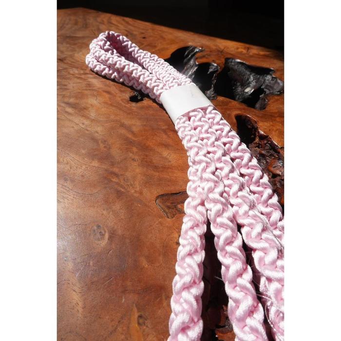 Vintage Obijime Cord – Soft Pink Braided Design