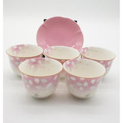 VINTAGE - Uno Chiyo Sakura Yunomi & Plate Set – Hanagasumi Collection