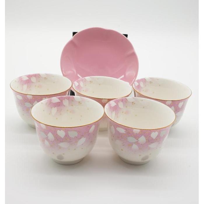 VINTAGE - Uno Chiyo Sakura Yunomi & Plate Set – Hanagasumi Collection