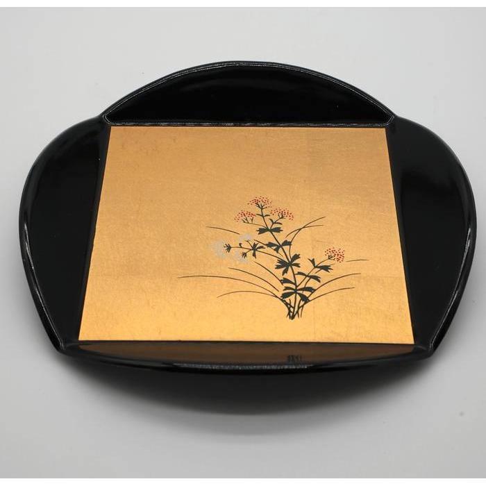 VINTAGE - Hakuichi Gold Leaf Tray Set with 5 Plates – Kanazawa Gold Leaf Craft