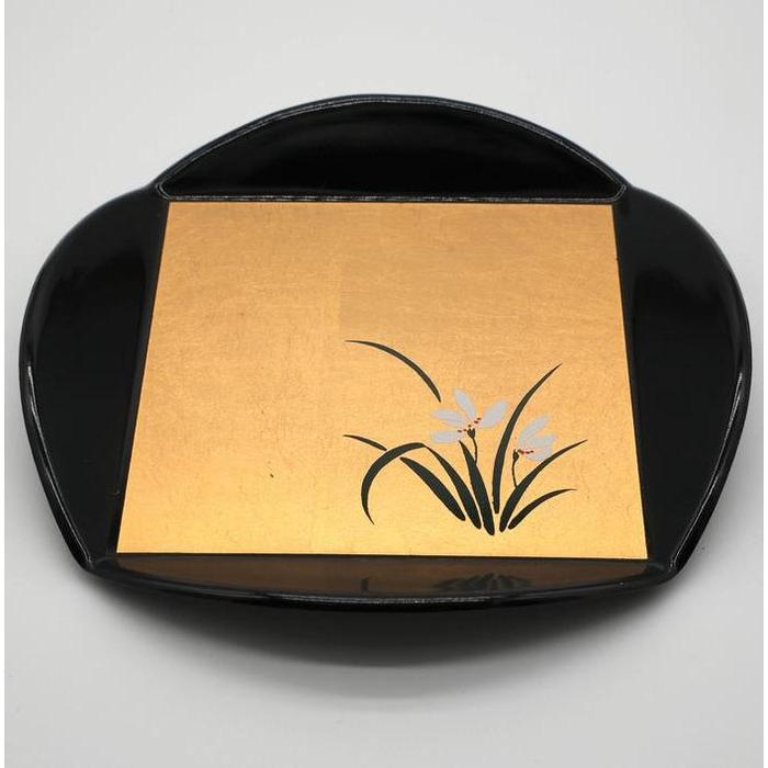 VINTAGE - Hakuichi Gold Leaf Tray Set with 5 Plates – Kanazawa Gold Leaf Craft
