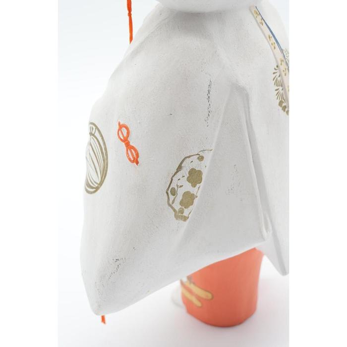 EMS? VINTAGE - Japanese Nihon Ningyo Ceremonial Doll – Traditional White Kimono Court Figure