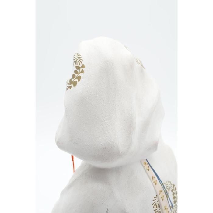 EMS? VINTAGE - Japanese Nihon Ningyo Ceremonial Doll – Traditional White Kimono Court Figure