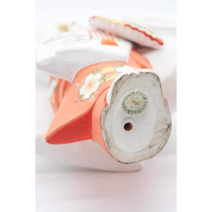 EMS? VINTAGE - Japanese Nihon Ningyo Ceremonial Doll – Traditional White Kimono Court Figure