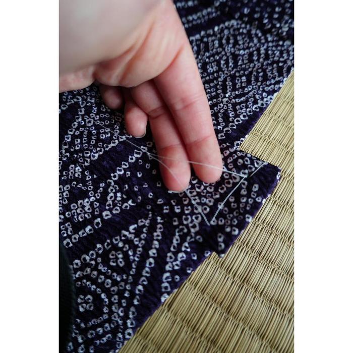 Vintage Haori – Shibori Wave Pattern