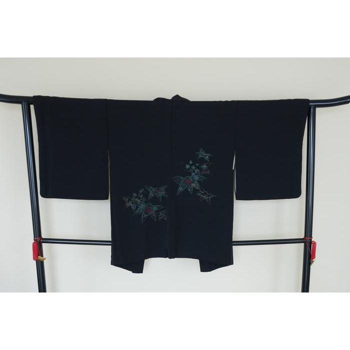 Vintage Haori – Maple Leaf Floral Pattern