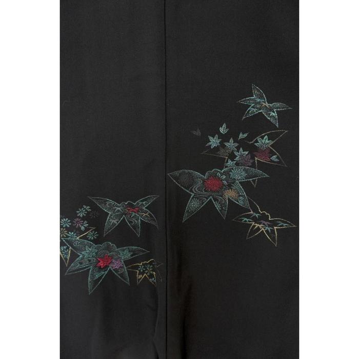 Vintage Haori – Maple Leaf Floral Pattern