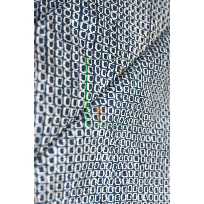 Vintage Haori – Blue Geometric Komon Pattern