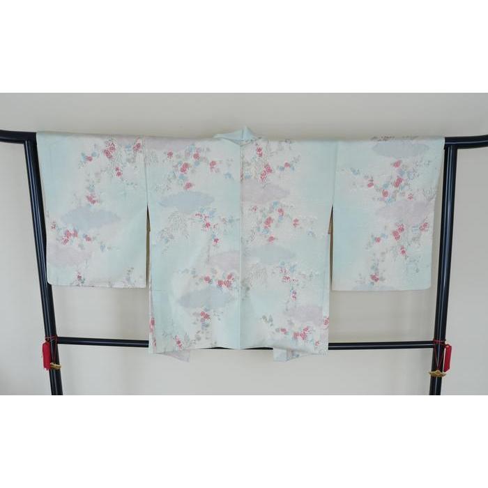 Vintage Haori – Pastel Floral Cloud Pattern