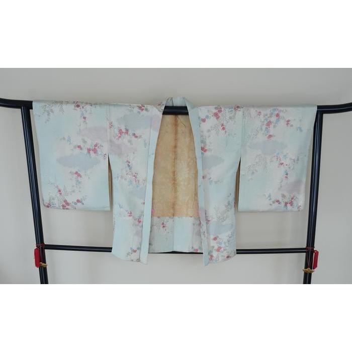 Vintage Haori – Pastel Floral Cloud Pattern
