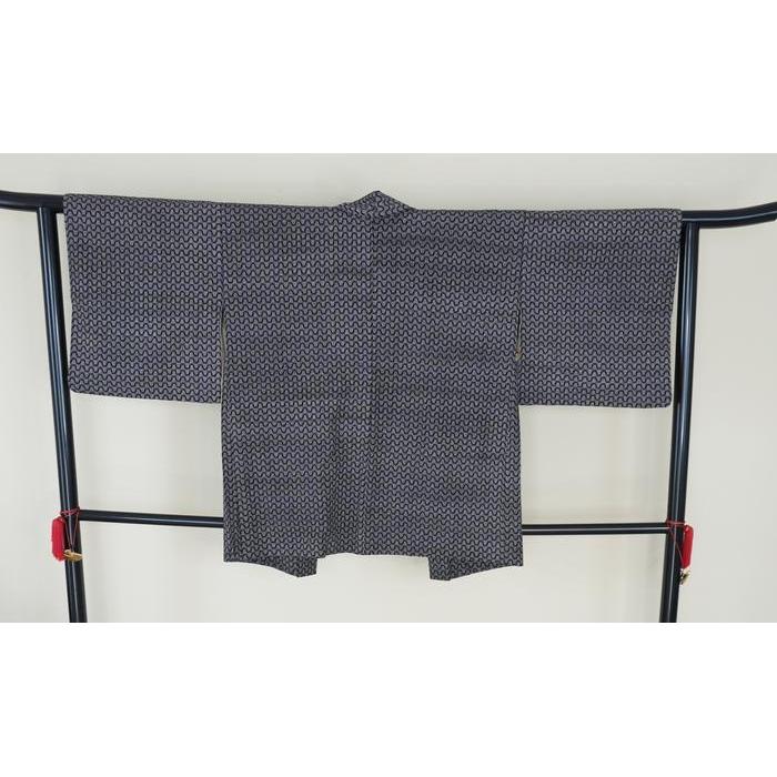 Vintage Haori – Geometric Wave Pattern