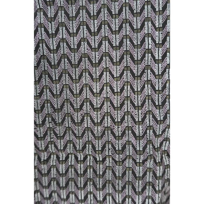 Vintage Haori – Geometric Wave Pattern